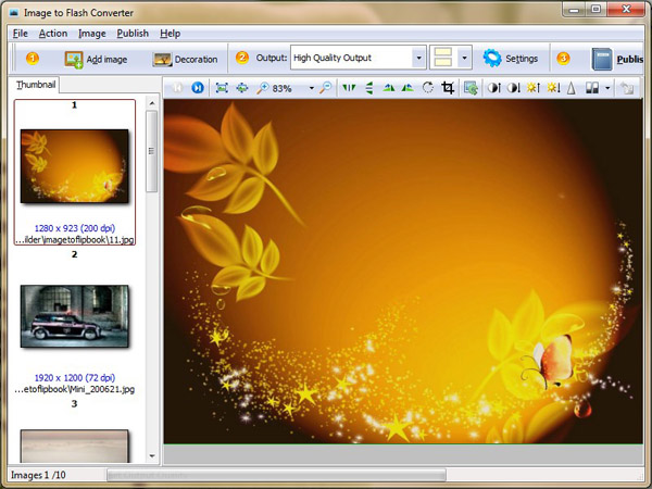 Kxxsoft Free Image to Flash Converter software