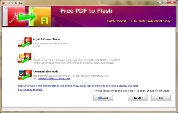 Cbxsoft Free PDF to Flash software